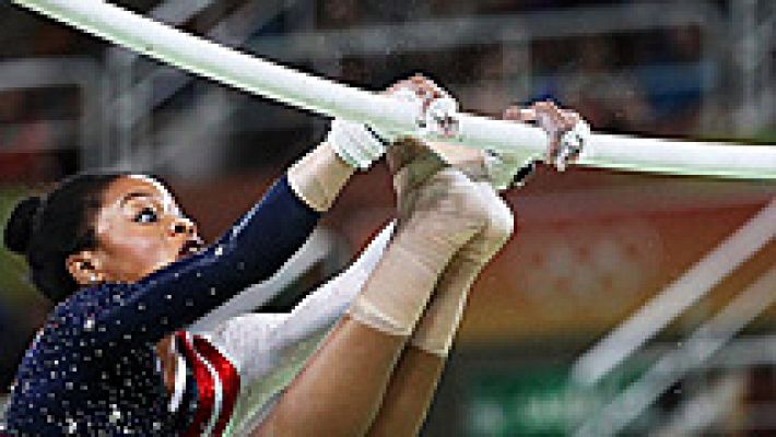Río 2016 - Ejercicio de Gabrielle Douglas en barras