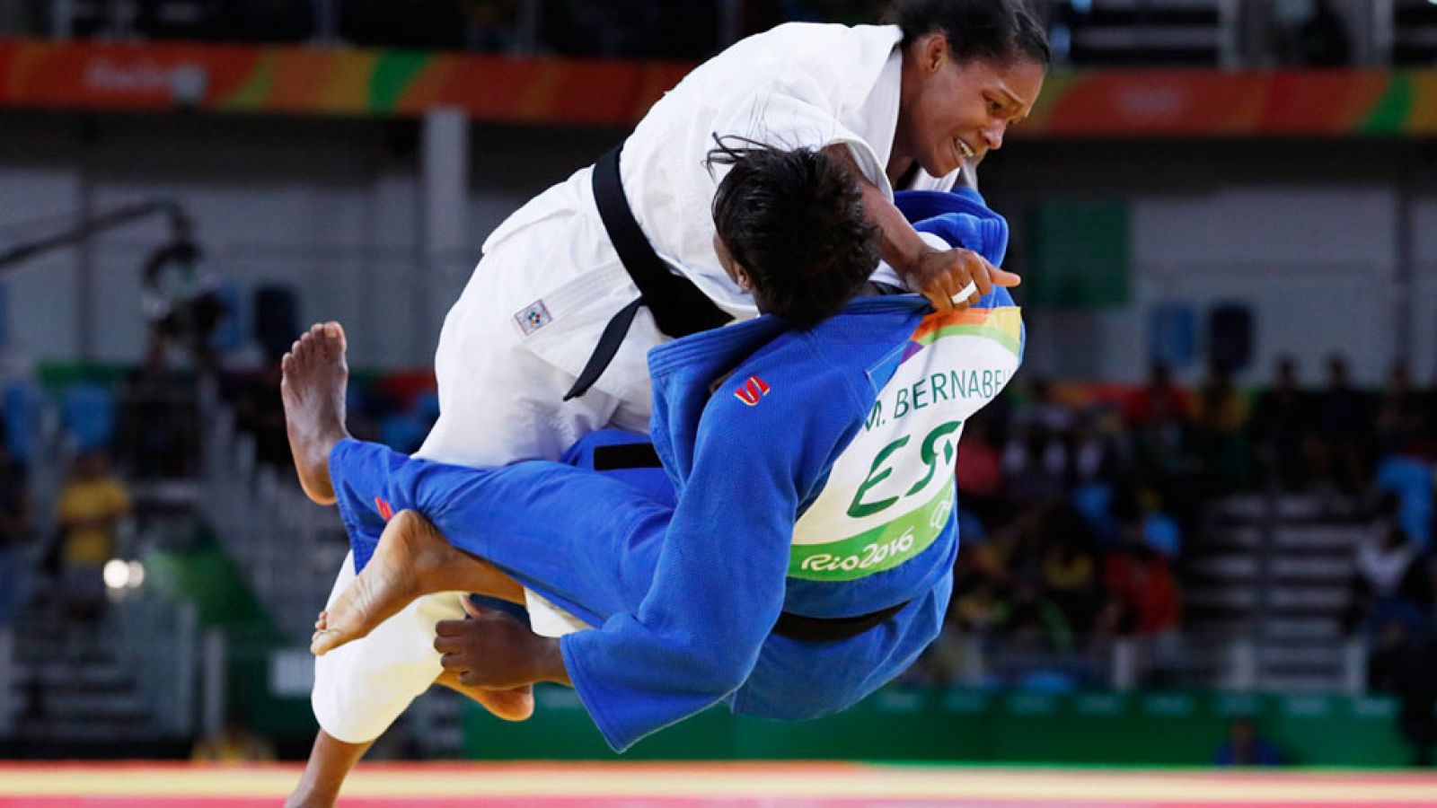 La judoca María Bernabéu, derrotada en cuartos