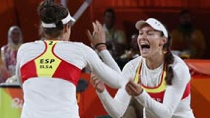 Río 2016 - Río 2016. Voley playa | Elsa y Liliana, a octavos sin ceder un set