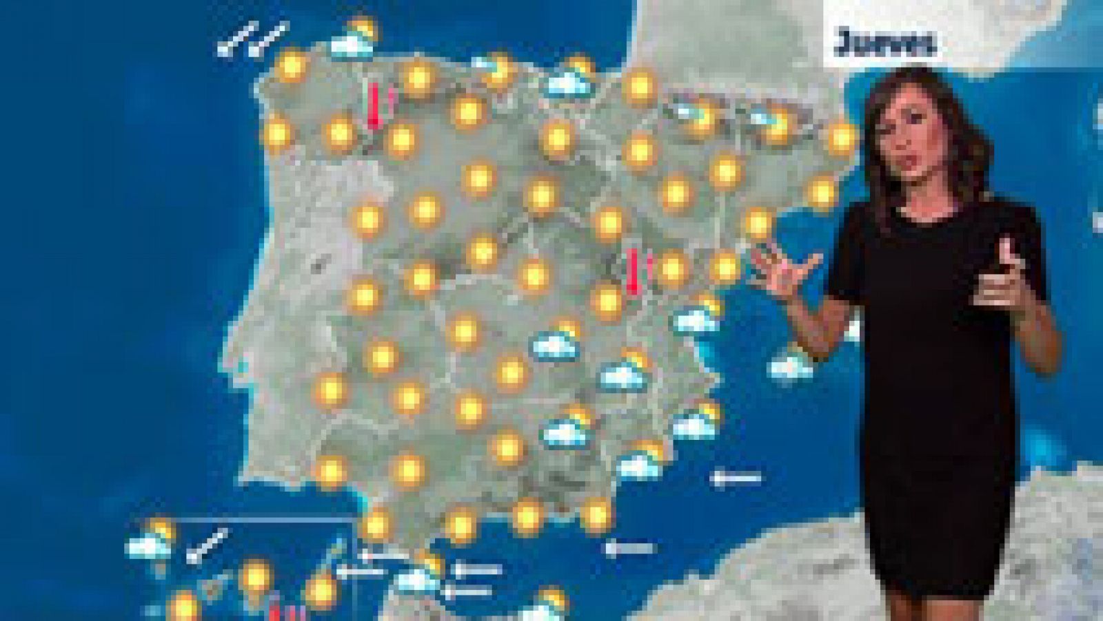 El tiempo: Cielos poco nubosos en casi todo el país y temperaturas en ascenso | RTVE Play