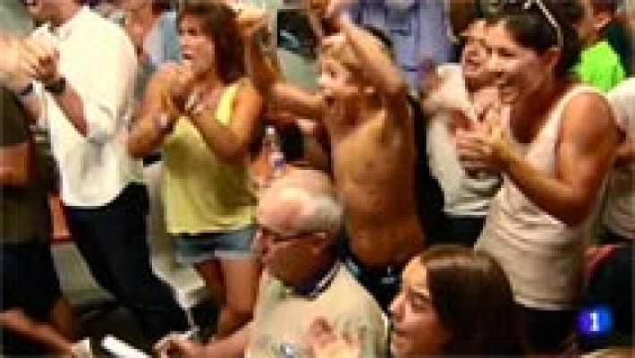 Telediario 1 - Río 2016 | Así lo han celebrado los familiares y amigos el oro de Chourraut