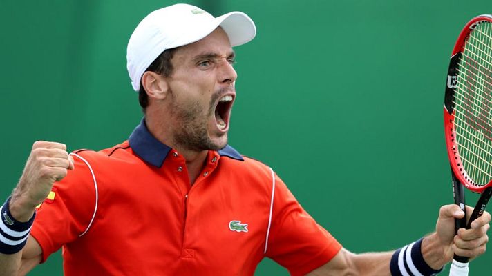 Telediario 1 - Río 2016 | Tenis | Bautista: "Las medallas aún quedan lejos"