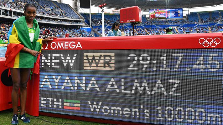 Río 2016 I La etíope Ayana, oro en 10.000 metros tras triturar el récord del mundo