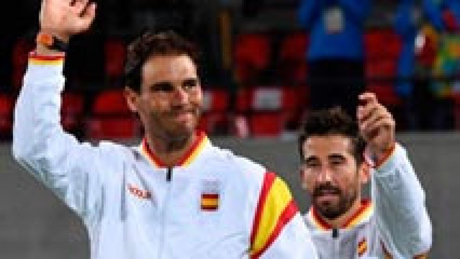 Nadal y López recogen su merecida medalla de oro en dobles