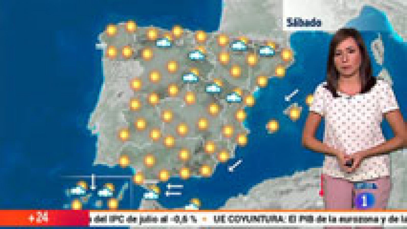 El tiempo: Bajan las temperaturas en el oeste de Galicia y en Canarias, viento fuerte en el Estrecho | RTVE Play