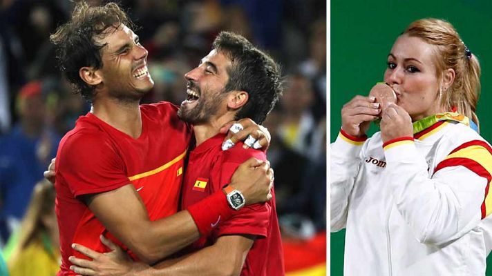 Informativo 24h - Nadal, López y Lydia Valentín se felicitan por sus medallas