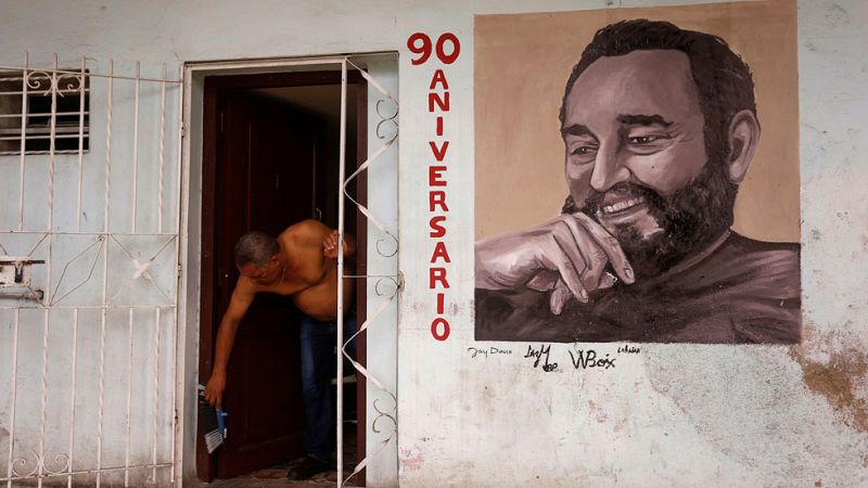 Cuba celebra el  90 cumpleaños del  expresidente Fidel Castro retirado desde hace una década