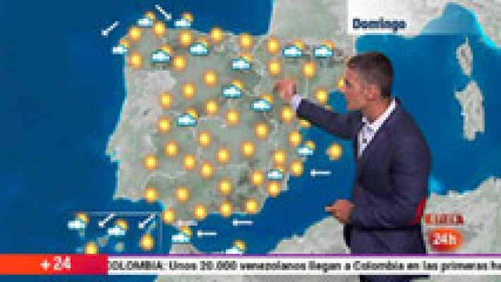 El tiempo - Viento fuerte en el Estrecho y temperaturas sin cambios significativos