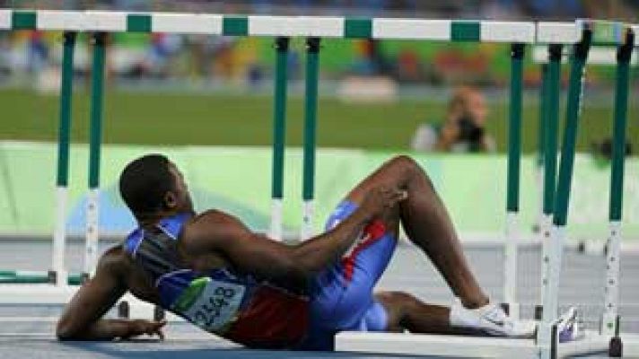 Río 2016 - Caída en 110 metros valla