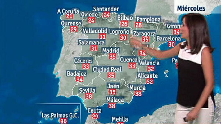 El tiempo - Bajan las temperaturas en el norte y suben en el sur y en Levante