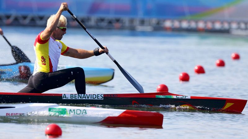 El palista español Sete Benavides ha ganado con comodidad su serie en Canoa individual 200 metros y luchará por meterse en la final.