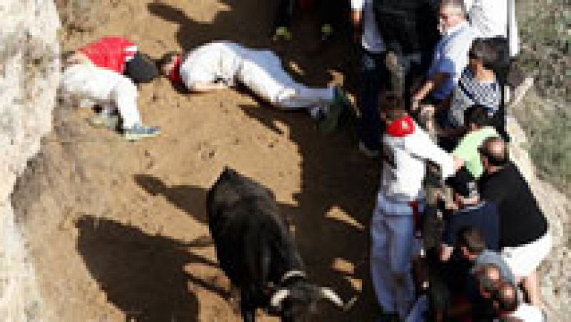 Una mujer fallece tras precipitarse por un barranco en los 'Encierros del Pilón' de Falces, en Navarra
