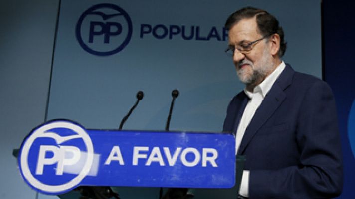 Informativo 24h - Rajoy negociará con C's y pide una reunión a Sánchez para hablar sobre la investidura