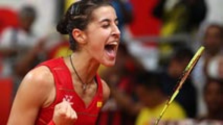 Telediario 1 - Río 2016. Bádminton | Carolina Marín avanza firme a por el oro