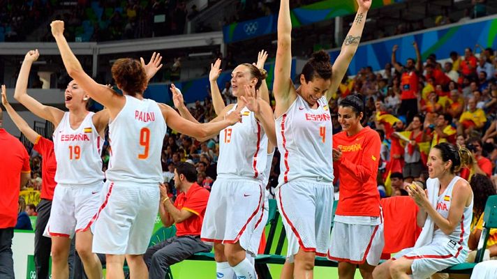Río 2016. Baloncesto (f) | España se impone a Serbia en semifinales y asegura la plata olímpica