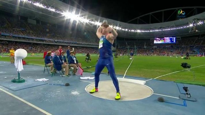 Río 2016 - Ryan Crouser, nuevo récord olímpico en lanzamiento de peso
