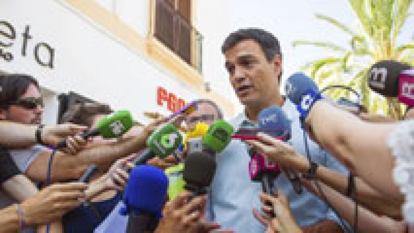 Telediario 1: Sánchez sobre la fecha de investidura: "Rajoy ha demostrado la poca talla que tiene como político" | RTVE Play