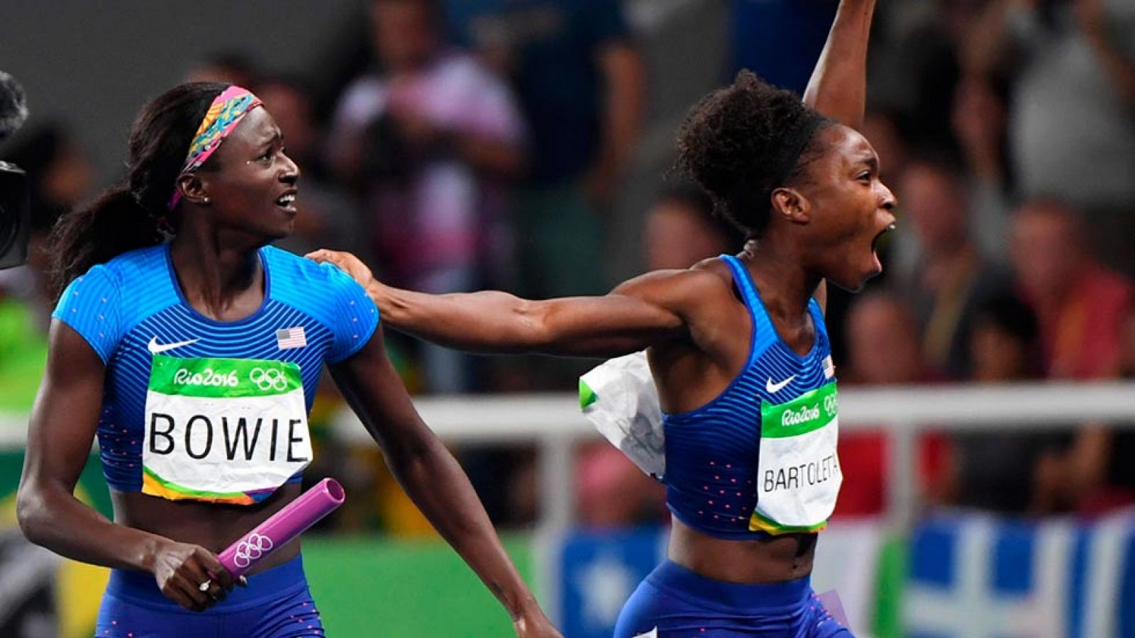 Río 2016. Atletismo | La repescada EE.UU. gana el 4x100 femenino
