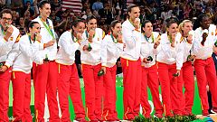 Río 2016 | La selección española recibe la histórica medalla de plata
