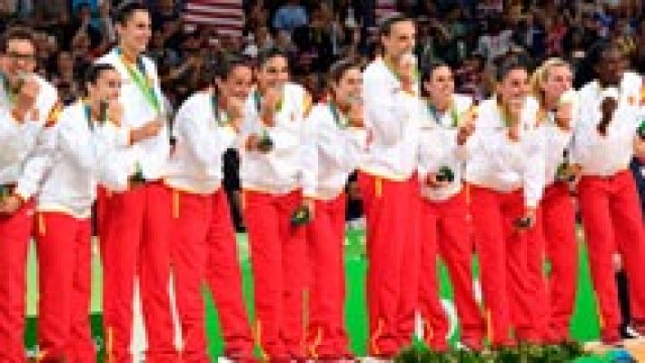Río 2016 | La selección española recibe la histórica medalla de plata