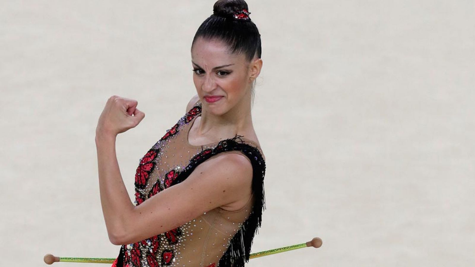 Río 2016. Gimnasia rítmica | Ejercicio de mazas de Carolina Rodríguez en la final