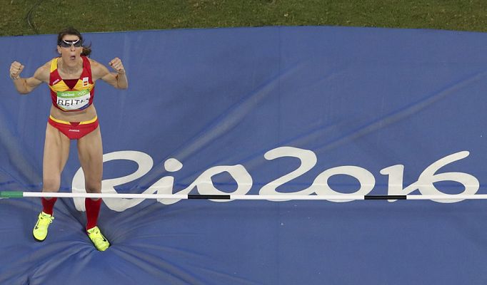 Río 2016 - Atletismo | Ruth Beitia salta 1,97 y gana el salto de altura