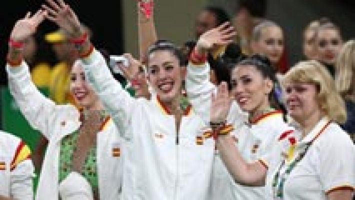 Río 2016. Gimnasia rítmica | España, plata por equipos