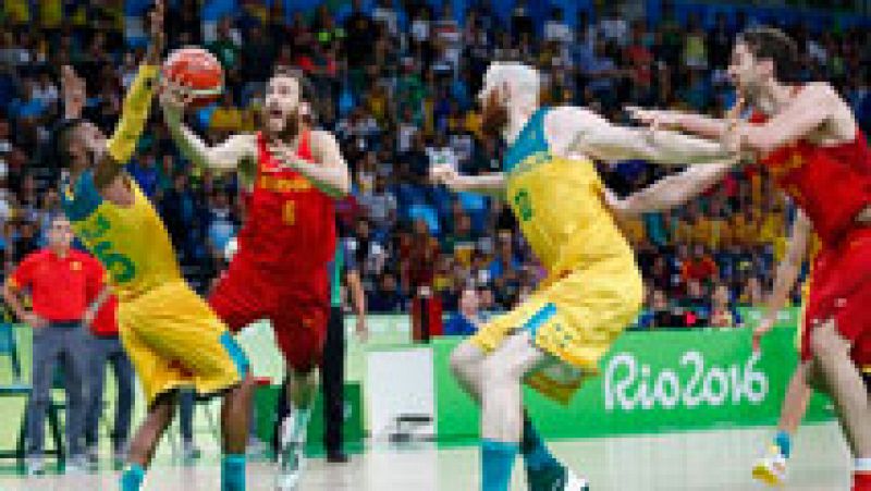 R�o 2016. Baloncesto | La selecci�n de baloncesto celebra la medalla de bronce