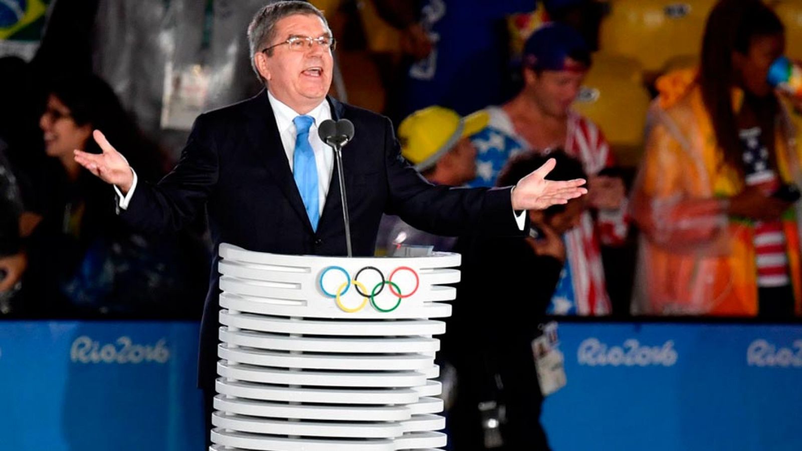 Río 2016. El presidente del COI clausura los Juegos