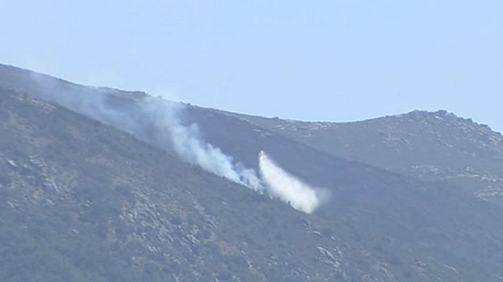 Telediario 1 - El incendio en el Valle del Jerte está estabilizado pero "no se baja la guardia"