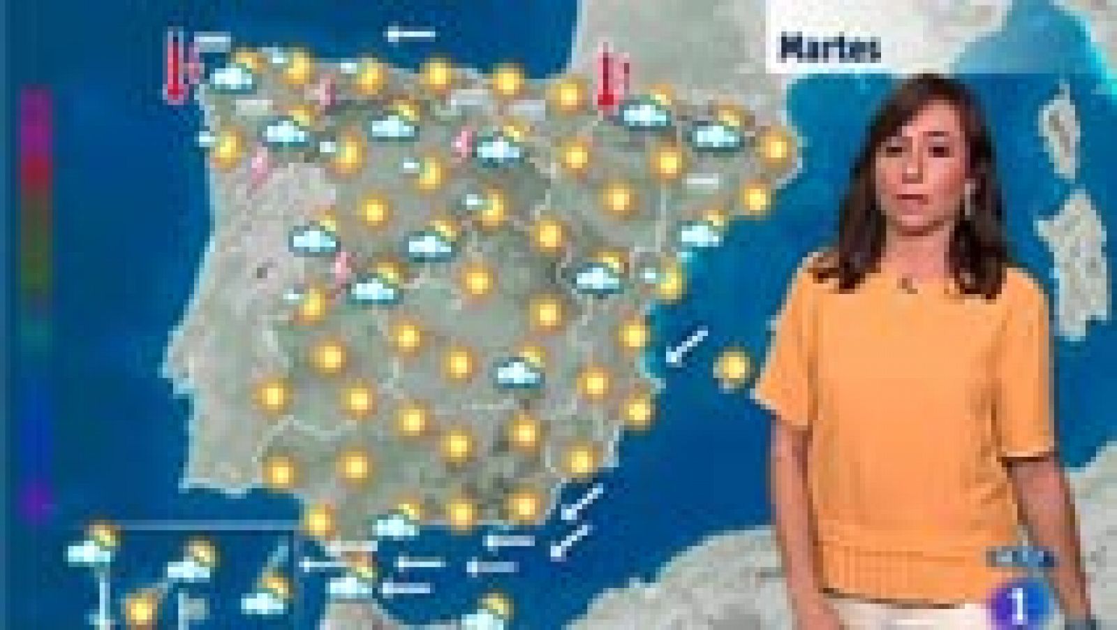 Temperaturas altas y cielos despejados en todo el país