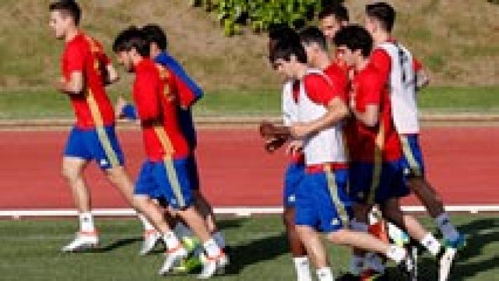 La selección española vuelve a la rutina