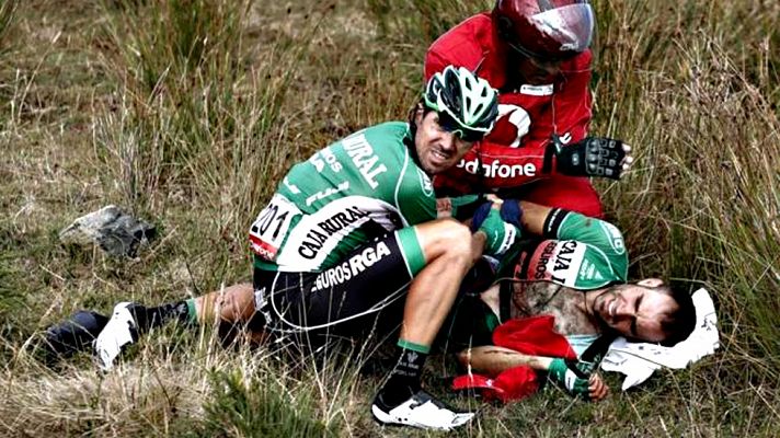 Vuelta 2016 | La mala suerte se cebó con Lluis Mas (Caja Rural)