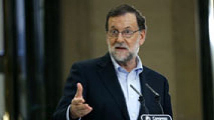 Telediario 1 - El pleno de investidura de Mariano Rajoy comenzará a las cuatro de la tarde del próximo martes, 30 de agosto