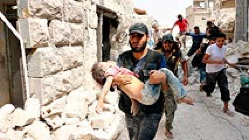 Los bombardeos contra la población civil continúan en Alepo