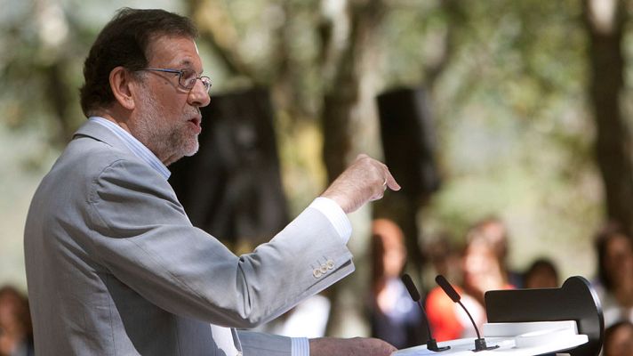 Telediario 1 - Rajoy intensifica la presión sobre el PSOE