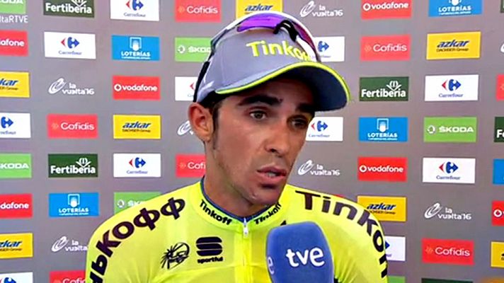 Vuelta 2016 | Contador: "Estoy satisfecho porque ayer creí que no tomaba la salida"