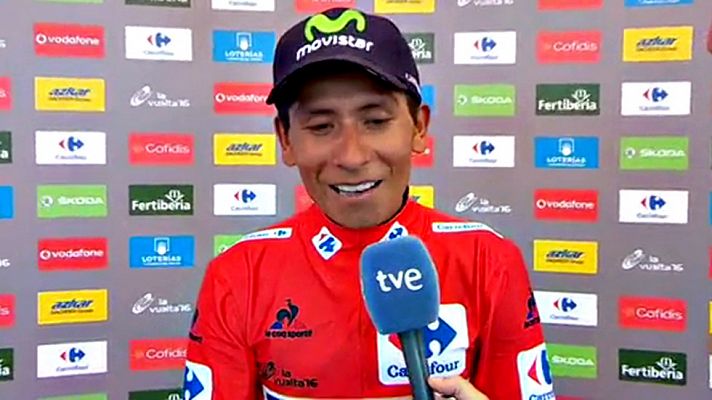 Vuelta ciclista a España - Vuelta 2016 | Nairo Quintana: "Meter segundos a estos rivales era mi objetivo principal"