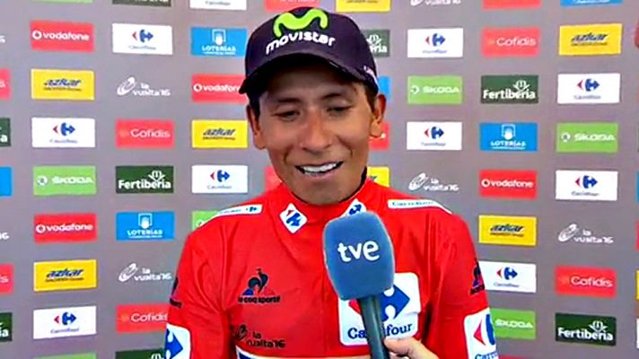 Vuelta ciclista a España - Vuelta 2016 | Nairo Quintana: "Meter segundos a estos rivales era mi objetivo principal"