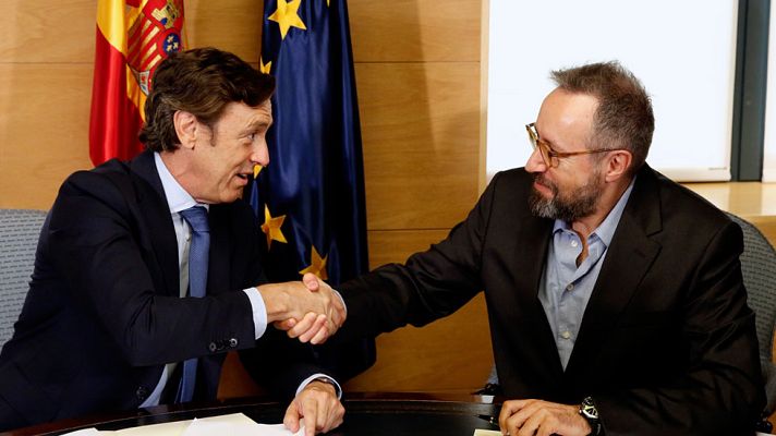 Telediario 1 - Cronología del acuerdo entre PP y Ciudadanos