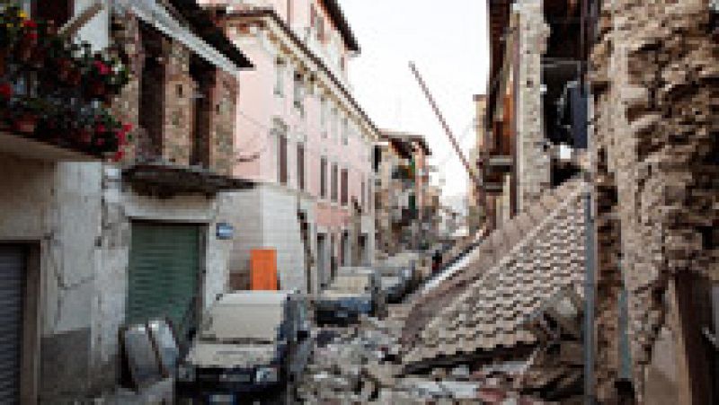 Accumoli, epicentro del terremoto en Italia 