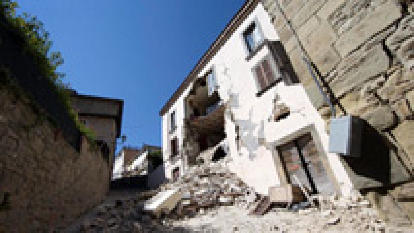 Telediario 1: TVE accede a Accumoli, el epicentro del terremoto en Italia | RTVE Play