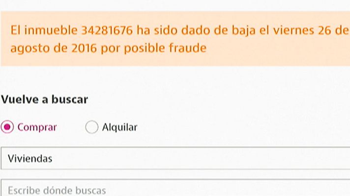 Telediario 1 - El número de estafas en pisos de alquiler aumenta con el inicio del curso
