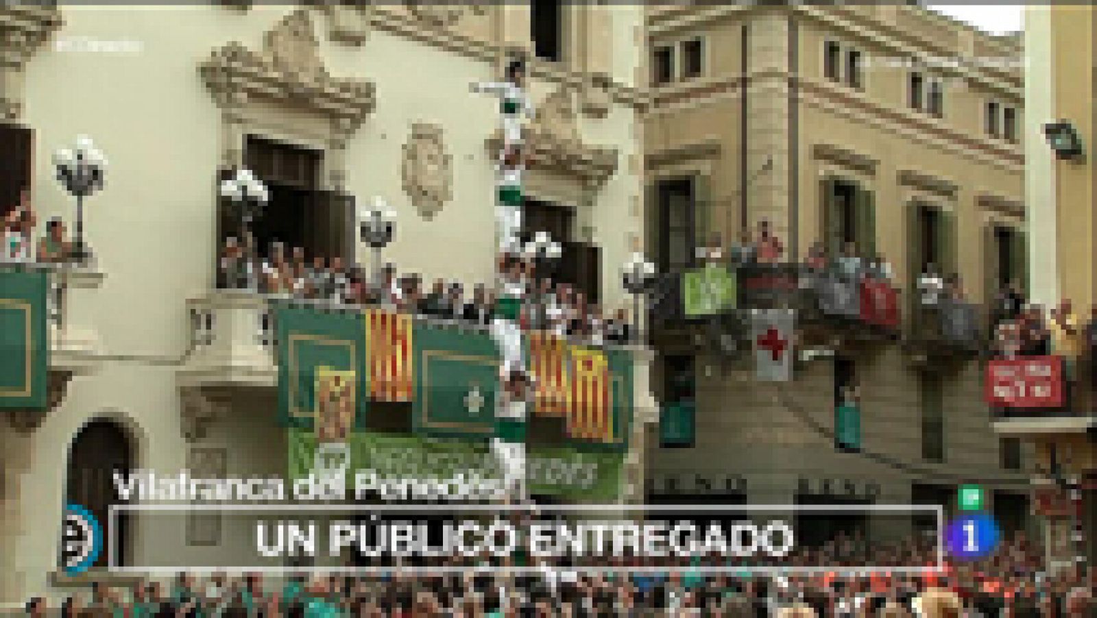 ¡Así se viven los Castellers de Vilafranca!