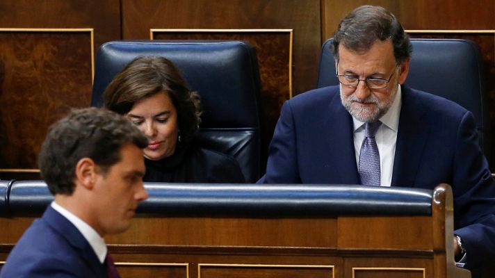 Especiales informativos - Rajoy agradece a Rivera "su esfuerzo y su buena voluntad"