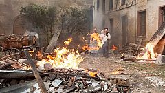 Así se rodó el bombardeo de 'Gernika'
