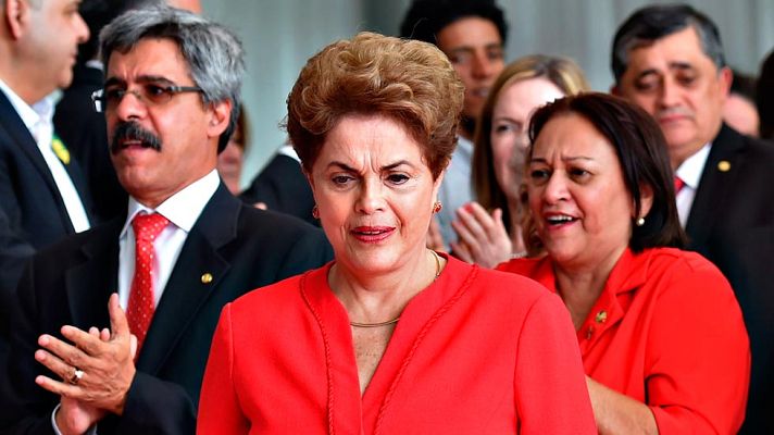 Telediario 1 - Dilma Rousseff es destituida como presidenta de Brasil