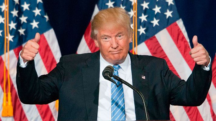 Telediario 1 - Trump, en Arizona: "México pagará el muro, aunque ellos no lo saben"