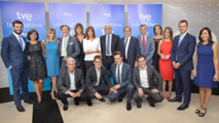 Presentación de las nuevas caras de los informativos en TVE para esta temporada de septiembre