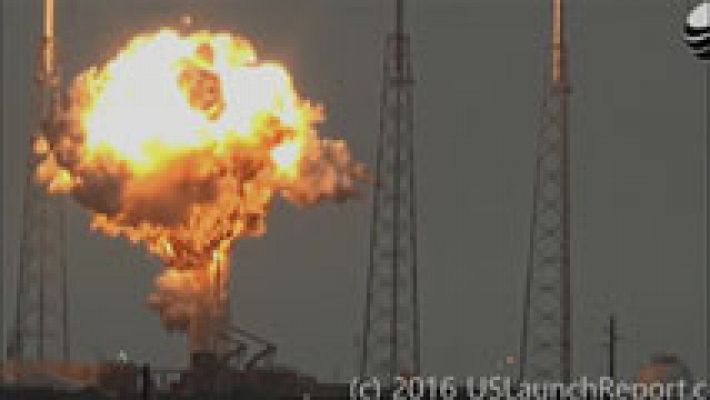 Explota un cohete no tripulado de SpaceX en Cabo Cañaveral, en EE.UU.